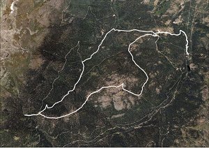 Ortofoto de la ruta